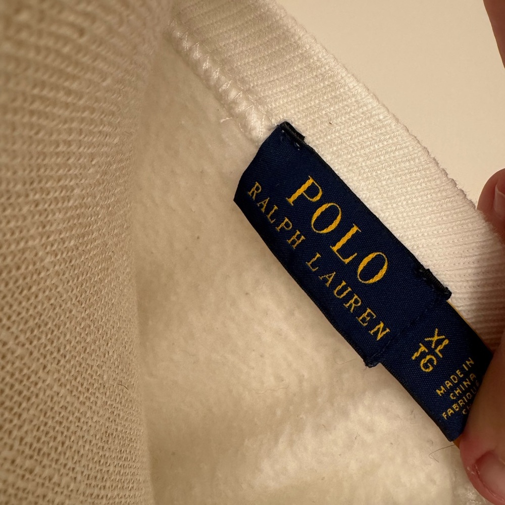 White Polo Sweatshirt - Picture 5 of 5